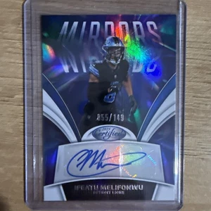 2025 Certified Football Ifeatu Melifonwu numbered auto 055/149 - Bild 1 von 2