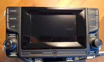 Autoradio mit SD, VW-Polo, 6C0035885A, Model L40VW2, gebraucht, mit Rahmen - Bild 1 von 4