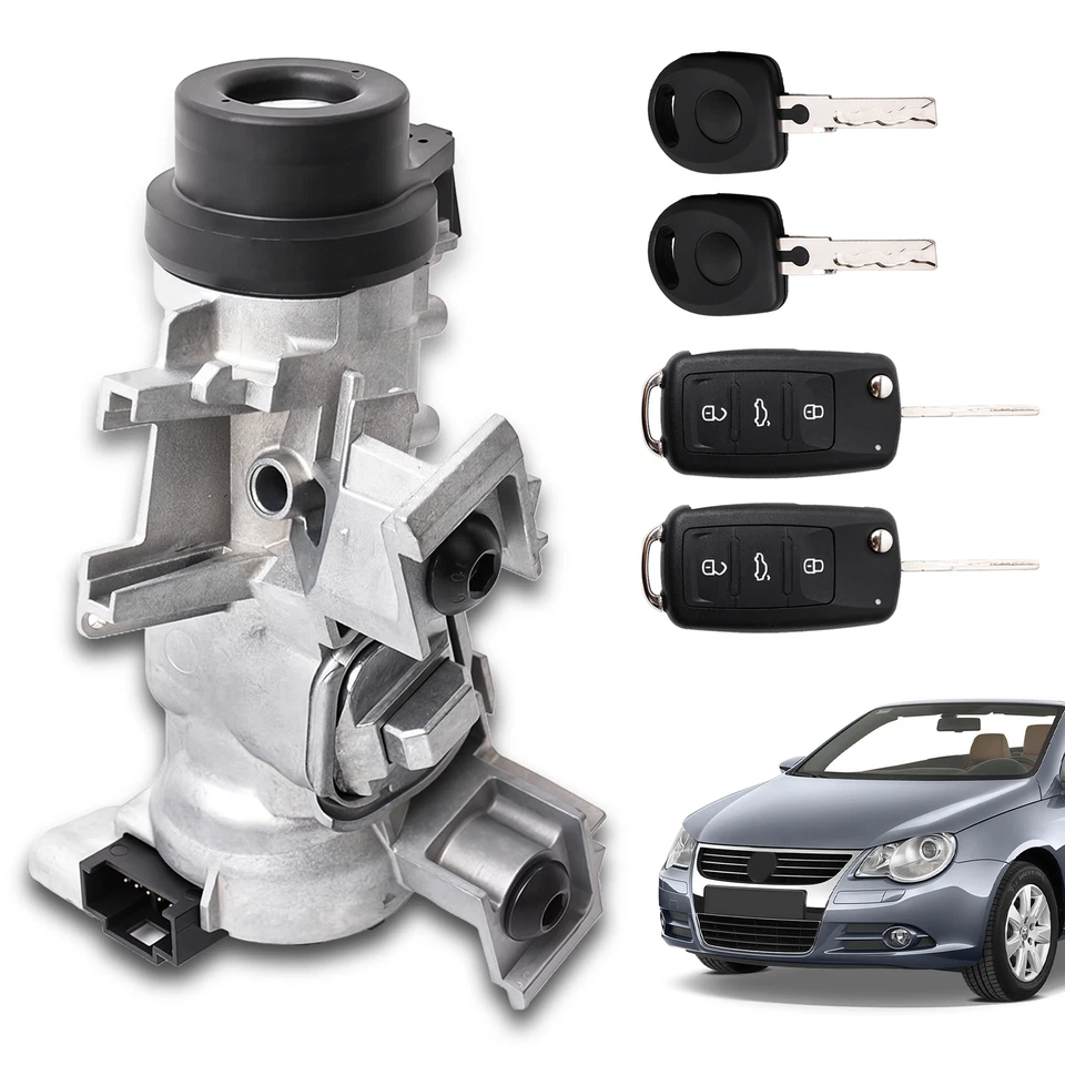 1K0905851B Ignition Cylinder Switch For VW EOS RABBIT TIGUAN PASSAT JETTA GOLF — 第 1/4 张图片