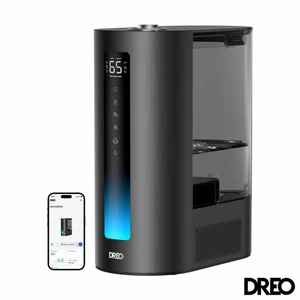 Dreo Smart Cool & Warm Ultrasonic Humidifier DR-HHM003S Black - Picture 1 of 6