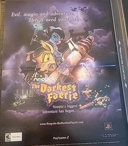 Neopets The Darkest Faerie Print Ad 16X11 2006 Great To Frame - Picture 1 of 1
