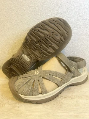 Sandalia Keen Rose 1016729 Brindle/Shitake Mujer Talla 9.5 Senderismo Puntera de Seguridad Zapatos Foto 1 de 4