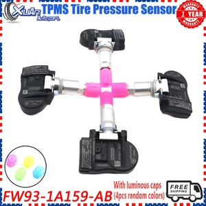 4X For Land Rover Discovery LR4 FW93-1A159-AB TPMS Tire Pressure Monitor Sensor - Picture 1 of 24