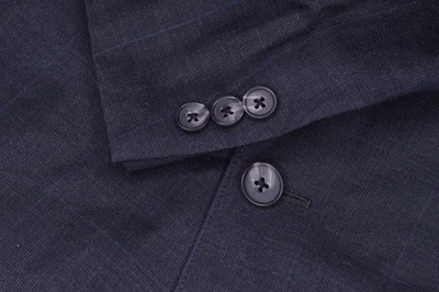 Blazer a Cuadros J.Press 3/2 Rollo Botón Cuadros Hombres Lana Abrigo Deportivo Chaqueta Talla 42-R Foto 1 de 4