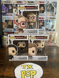 Trailer Park Boys Funko Pops Bubbles #1323 Julian #1324 Ricky #1325 - SENT TRACK - Picture 1 of 7
