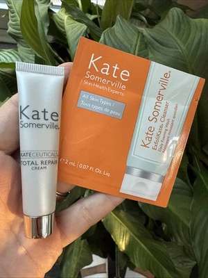 KATE SOMERVILLE KateCeuticals Crema Reparadora Total .25 OZ/7.5 ml VIAJE + Muestra Foto 1 de 4