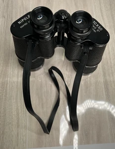 Vintage Nipole Japan 10x50 5* field Coated Optics binoculars w case and strap - Picture 1 of 23