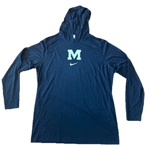 Neu mit Etikett! Nike Ole Miss Rebels Langarm Hoodie Shirt Herren XL Team Baseball Navy - Bild 1 von 2