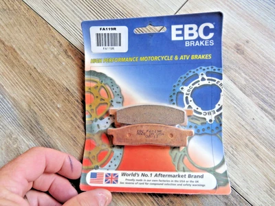 Pastillas de freno sinterizadas de larga duración serie EBC R FA119R TTR125 YZ65 YZ80 YZ85 OM29 Foto 1 de 2