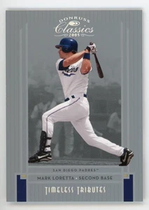 2005 Donruss Classics Silver Timeless Tributes Mark Loretta  /100 - Picture 1 of 2
