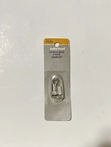 Radio Shack Double Male F-Type Coupler 278-219 - Picture 1 of 3