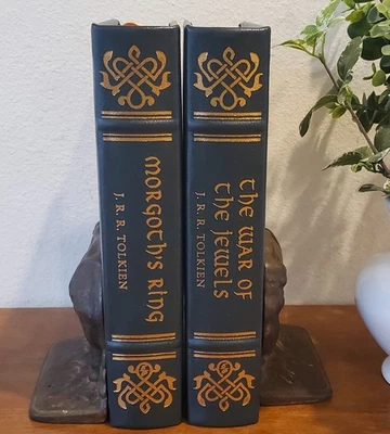 J.R.R. Tolkien Easton Press  Morgoth’s Ring & The War of the Jewels FINE! - Image 1 of 4