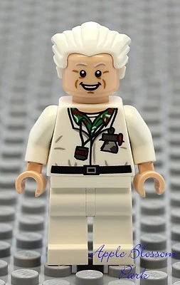 NEW Lego Back to Future 'DOC' BROWN MINIFIG - Dr. Emmet Emmett Minifigure 21103 - Image 1 of 3