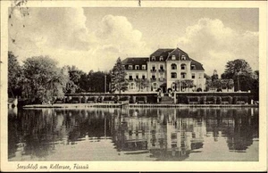 Cartolina Fissau ~ 1950 Svizzera Holsteinische lotto castello lago Kellersee lago castello - Foto 1 di 1