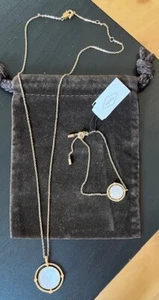 Fossil, Halskette und Armband Set, Gold Farbe, Edelstahl, Mit Verpackung - Bild 1 von 3