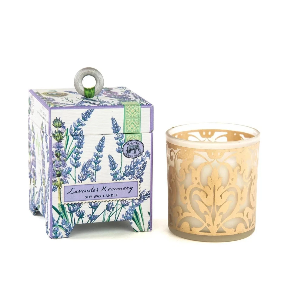 Michel Design Works Lavender Rosemary Soy Wax 6.5 Oz Candle