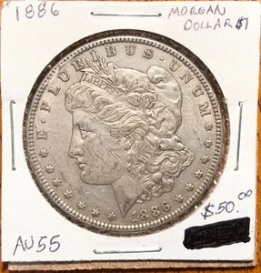 1886 United States Morgan Dollar $1 - Picture 1 of 4