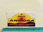 Adhesive 5&#176; Rally By Andora Roberto Melotto 2007 Rallye Sticker Original New
