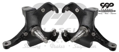 CPP 73-87 CHEVY GMC C10 2WD WITH 1.25 ROTOR 2.5" DROP LOWERING SPINDLES - Image 1 of 4