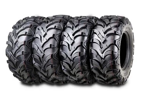 WANDA 8PR Solid Mud ATV Tires 27x9x14 & 27x11x14 f 13-19 Arctic Cat WILDCAT X/4X - Picture 1 of 5