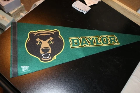 BAYLOR BEARS ROLL UP PREMIUM FELT PENNANT 12"x30" WINCRAFT 🐻 Cover
