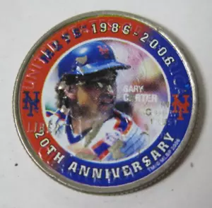 2001 Mets 20 aniversario NY State Quarter Dunkin Donuts Gary Carter - Imagen 1 de 7