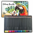36 Colours UBL Colour Pencils Set Tin Box Adult Colouring School Art Craft Au