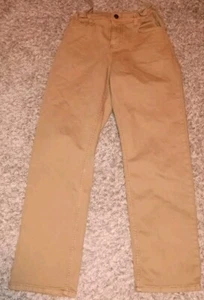 Boys Cat & Jack Pants Sz 16 Color Beige Adjustable Waist Durable School Comfy - Picture 1 of 3