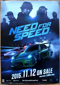 Need For Speed RARE PS4 XBOX ONE 51.5cm x 73cm Japanese Promotional Poster - Picture 1 of 1