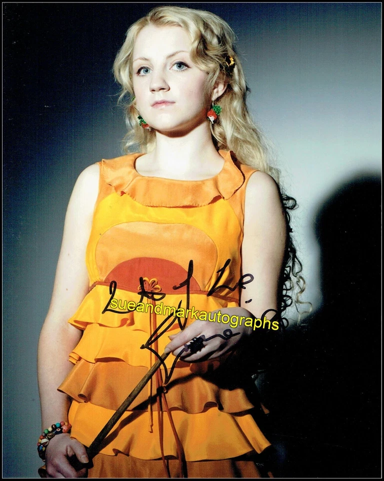 Evanna Lynch Luna Lovegood Harry Potter Autograph Signed UACC RD 96 - Image 1 of 1