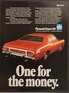 1973 Plymouth Dust 340 Stampa automobile annuncio - Foto 1 di 1