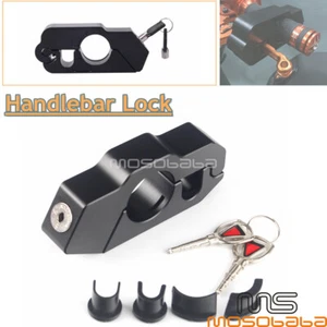 Motorcycle Handlebar Grip Lock For Yamaha Kawasaki BMW Ducati 1.5" Handlebar - Picture 1 of 9