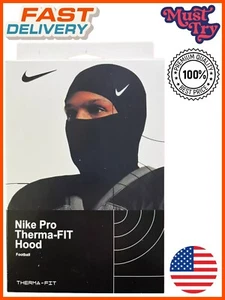 Nike Pro Hyperwarm Hood Fit Hyperwarm Hood Ski Mask Black Same Day Free Shipping - Picture 1 of 5