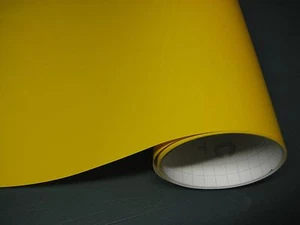 Viperstreifen Autofolie Oracal 751C gelb 15 x 400 cm Rennstreifen Auto Folie. - Bild 1 von 2