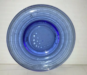 Hazel Atlas Butter plates MODERNTONE COBALT BLUE 3" Very Rare - Picture 1 of 5