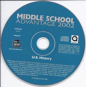 Middle School Advantage 2002 - US History CD - Photo 1/1