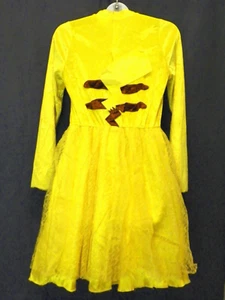 Disguise Pokemon Pikachu Classic Child Dress Costume L 10-12, Yellow Halloween - Picture 1 of 16