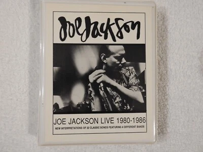 Joe Jackson "Joe Jackson Live 1980-1986" NEW NEVER PLAYED PROMO ONLY 2 CASS SET! - Image 1 of 4