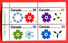 Timbre Canada 511a (508-511) « Expo 70 » bloc de plaques supérieur gauche Se-locataire neuf neuf neuf dans son emballage
