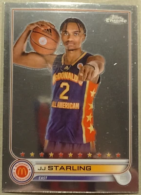 2022 Topps Chrome McDonald's All American #56 JJ Starling Syracuse Orange - Image 1 of 4