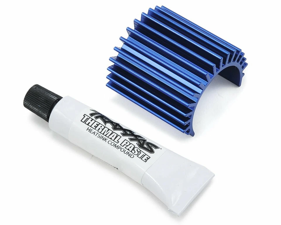 "Traxxas 3374 Heat Sink Velineon 380 Motor Brushless, Aluminum Blue-Ano"
