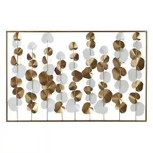 Decoración de pared ornamental moderna decoración de pared dorada 40" x 26" - Imagen 1 de 6