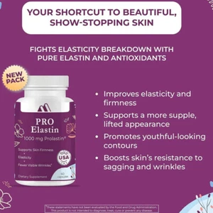 Pro Elaston es un suplemento de elastina 1000mg - Imagen 1 de 5