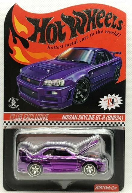 Hot Wheels 1:64 Skyline GT-R (BNR34) Diecast Vehicle