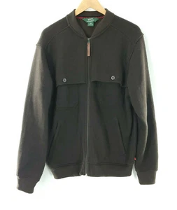 Woolrich 8856 Dark Wood Herren Braun Full Zip Pullover Größe M - Bild 1 von 4
