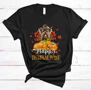 Feliz Día de Acción de Gracias Turquía Yorkshire Terrier Cena Acción de Gracias Camiseta, Taza - Imagen 1 de 3
