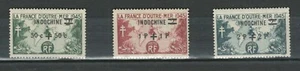 INDOCHINA ASIA FRENCH COLONIES RED CROSS & CURRENCY OVPT MNH STAMPS LOT(IND 843) - Picture 1 of 1