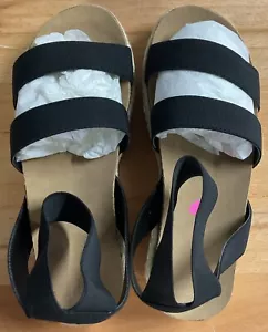 Steve Madden Women’s Kimmie Black Platform Sandals Size 4 - Picture 1 of 10