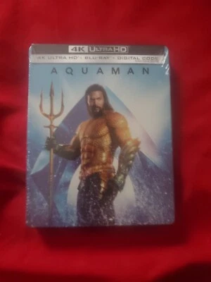 Aquaman Steelbook  (4K Ultra HD + Blu-Ray + Digital Code )  - Photo 1/4