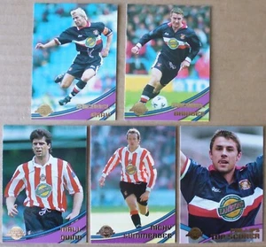 SUNDERLAND FOOTBALL CARDS MERLIN'S PREMIER GOLD 2000 x 5 TRADING CARDS inc A16 - Picture 1 of 12